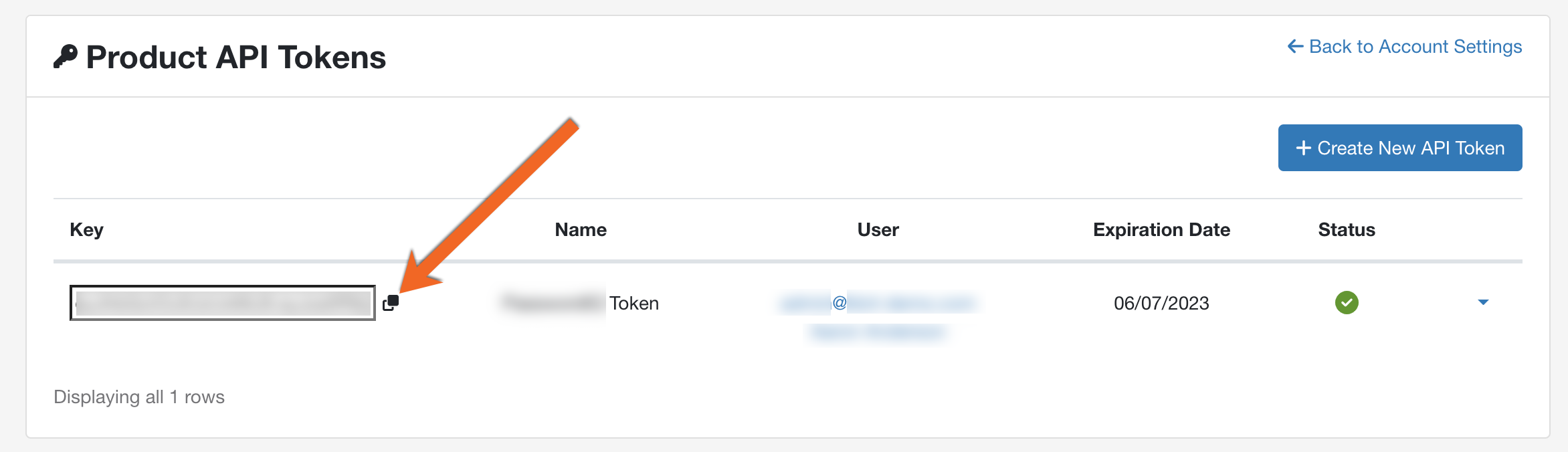 How to Create a Product API Token – Knowledge Base