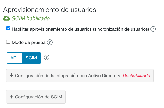 Guía de configuración de SCIM – Base de conocimientos
