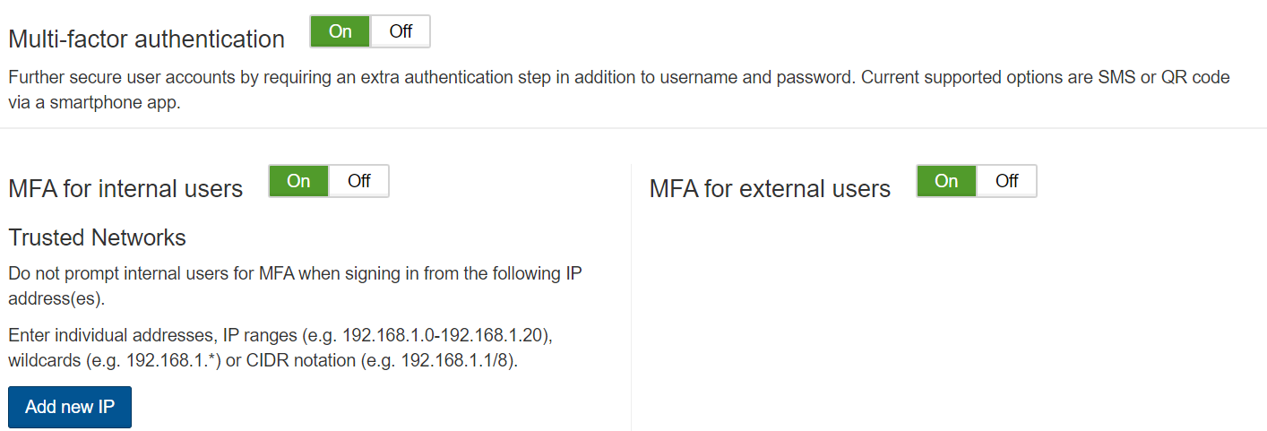 Configure Multi-Factor Authentication (MFA) for Workspace